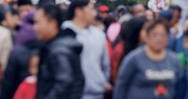 Weergave Van Nieuwe Maanjaar Markt Vervagen — Stockfoto