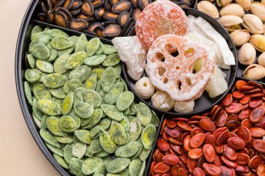 Çin yeni yılı aperatif tepsisi