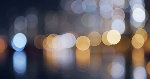 City View Blur Night — Stock Photo, Image