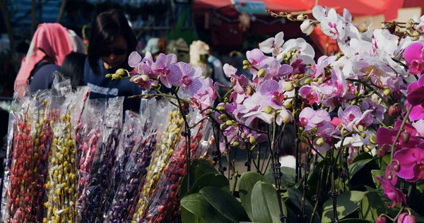 Yuen Long Hong Kong Febbraio 2018 Lunar New Year Fair — Foto Stock