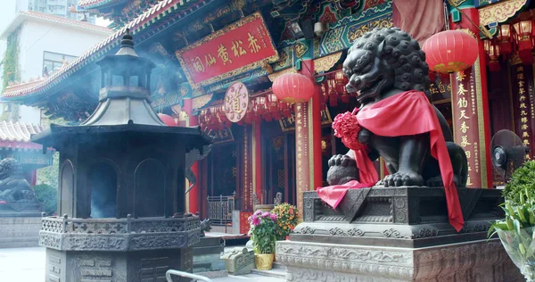 Wong Tai Sin Hong Kong Marzo 2018 Tempio Wong Tai — Foto Stock