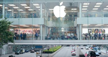 Merkez, Hong Kong - 03 Mart, 2018: Apple store Hong Kong 