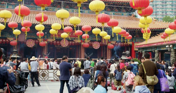 Wong Tai Sin Χονγκ Κονγκ Μαρτίου 2018 Ναό Wong Tai — Φωτογραφία Αρχείου