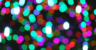 Bokeh Noel ışık dekorasyon 