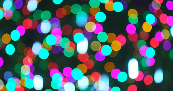 Bokeh Ljus Dekoration Till Jul — Stockfoto