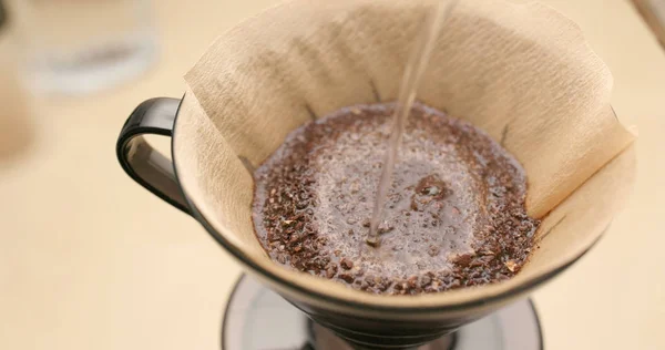 Making Drip Coffee Home — Stock Photo, Image