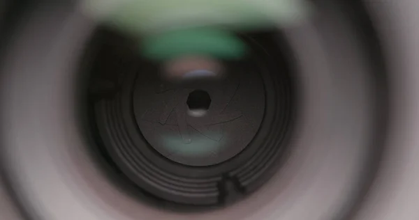 カメラ レンズ動作絞り — ストック写真