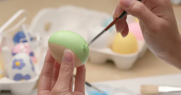 Painting Egg Easter Holiday — Stock Photo, Image