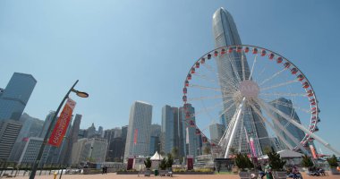 Merkez, Hong Kong - 09 Mart, 2018: Hong Kong işareti