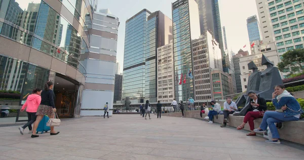 Central Hong Kong March 2018 Business District Office Tower — Stock Photo, Image