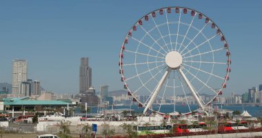 Merkez, Hong Kong - 09 Mart, 2018: Hong Kong kentin simgelerinden 