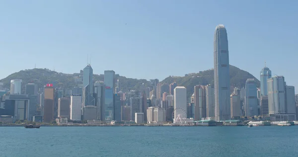 Victoria Limanı Hong Kong Mart 2018 Hong Kong Manzarası — Stok fotoğraf