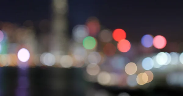 都市夜景のぼかし — ストック写真