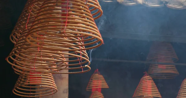 Tai Hong Kong Avril 2018 Hong Kong Man Temple Avec — Photo