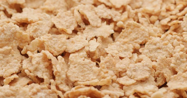 Haufen Von Cornflakes Aus Nächster Nähe — Stockfoto