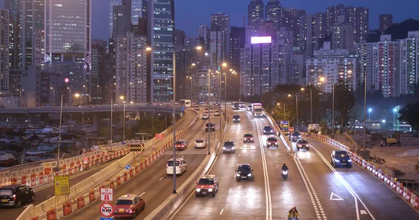 Causeway Bay Hong Kong Februari 2018 Hong Kong Verkeer Stad — Stockfoto