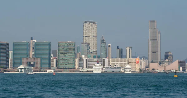 Victoria Harbour Hong Kong Březen 2018 Hong Kong Skyline — Stock fotografie