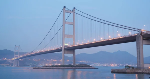 Wan Hong Kong April 2018 Tsing Bridge Hong Kong — Stockfoto