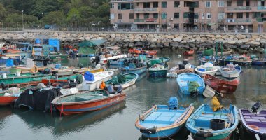 Cheung Chau, Hong Kong - 19 Nisan, 2018: Cheung Chau Adası 