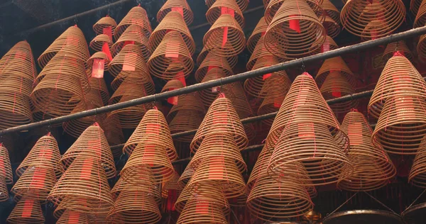 Tai Hong Kong April 2018 Man Temple Hong Kong Incense — Stock Photo, Image