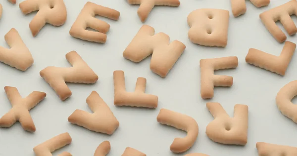 Stack English Character Cookies — Stock Photo, Image