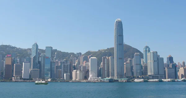 Victoria Harbor Hongkong Hongkong Marca 2018 Hong Kong Gród — Zdjęcie stockowe