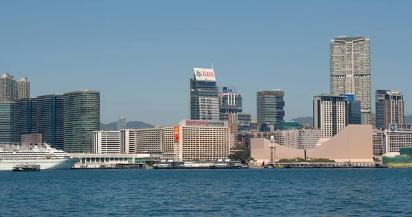 Victoria Harbor Hong Kong Marzo 2018 Hong Kong Lato Kowloon — Foto Stock