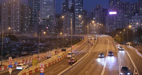 Causeway Bay Hong Kong Maart 2018 Congestie Van Het Verkeer — Stockfoto