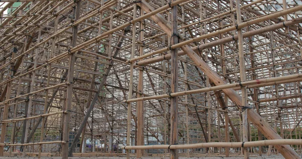 Función Ópera China Andamio Bambú — Foto de Stock