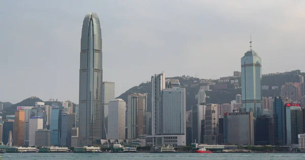 Victoria Harbor Hong Kong Aprile 2018 Hong Kong Landmark — Foto Stock