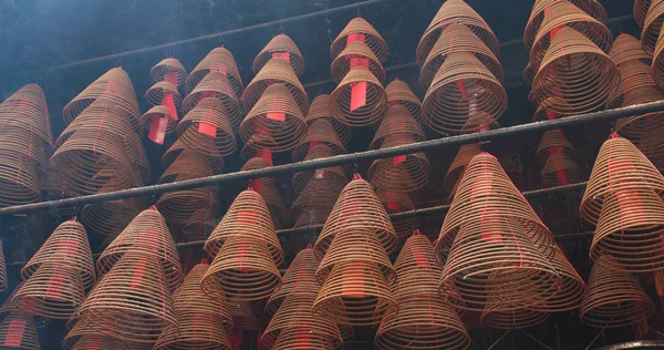 Tai Hong Kong Abril 2018 Templo Tradicional Man —  Fotos de Stock