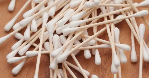 Group Cotton Swabs Close — Stock Photo, Image