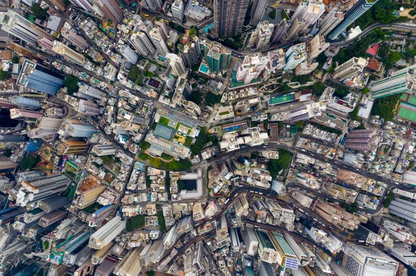 Central Hong Kong September 2019 Hongkong Stad — Stockfoto