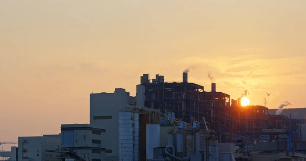 Power Station at sunset in Hong Kong — 스톡 사진