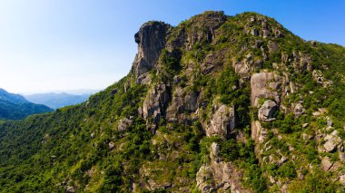 Hong Kong 'daki Lion Rock Dağı.
