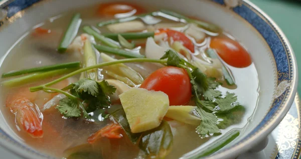 Thaise keuken, Tom Yum soep — Stockfoto