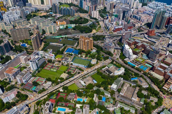 Hung Hom Hong Kong September 2019 Överst Sidan — Stockfoto