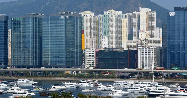 Kwun Tong Hongkong Listopada 2019 Dzielnica Biznesowa Hongkongu — Zdjęcie stockowe