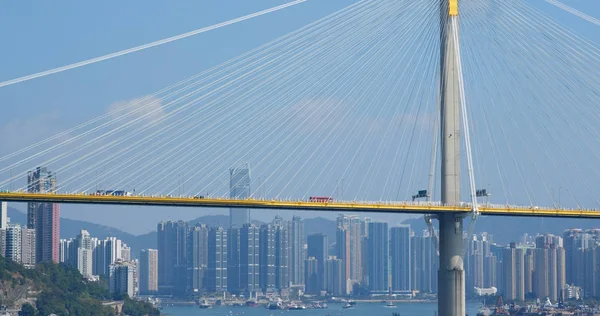 Чинг Гонконг Ноября 2019 Года Мост Тин Кау — стоковое фото