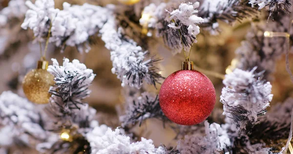 Julgran dekoration närbild — Stockfoto