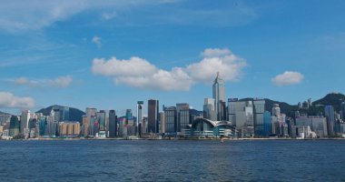 Victoria Limanı, Hong Kong - 27 Temmuz 2019: Hong Kong