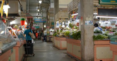 Phuket, Tayland - 26 Ekim 2019: Balık pazarı phuket