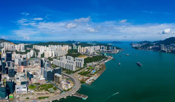 Kwun Tong, Hong Kong 03 septiembre 2019: Vista general de Hong Kong ci. —  Fotos de Stock