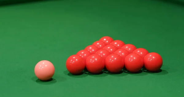 Juega Pelota Billar Mesa — Foto de Stock