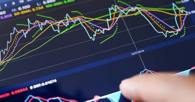 Tablet bilgisayarında borsa verileri