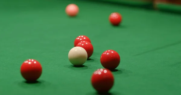 Juega Pelota Billar Mesa — Foto de Stock