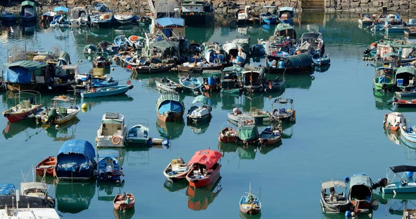 Lei Yue Mun Hong Kong January 2020 Typhoon Shelter Fishing — Stock Photo, Image