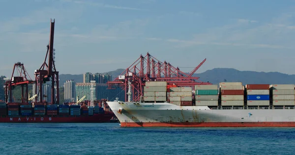 Kwai Tsing Hong Kong November 2019 Kwai Tsing Container Terminals — 图库照片