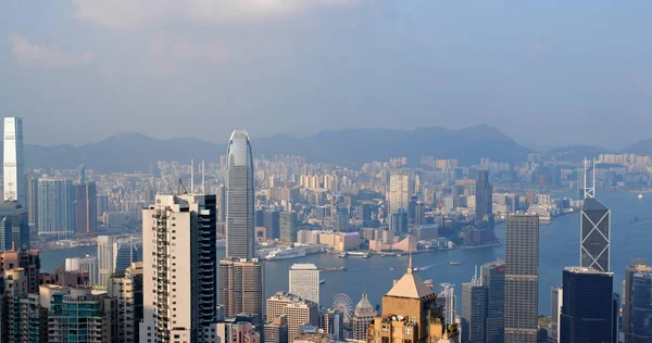 Вікторія Пік Гонконг Жовтня 2019 Місто Гонконг — стокове фото