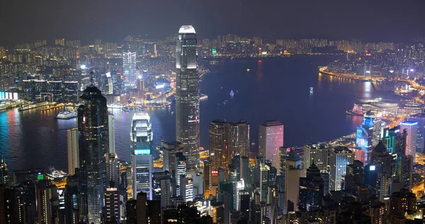 Victoria Peak Hong Kong Outubro 2019 Cidade Hong Kong — Fotografia de Stock